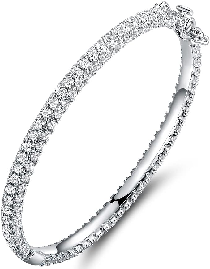 Crystal Eternity Bangle Bracelet